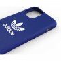 Adidas оригинален кейс с текстилно покритие за iPhone 11 Pro - син