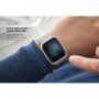 Uniq Glase Slim калъф от мека пластмаса за Apple Watch 40mm - матово черен