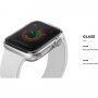 Uniq Glase Slim калъф от мека пластмаса за Apple Watch 44mm - матово черен