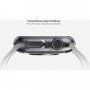 Uniq Garde Hybrid калъф със защита на екрана за Apple Watch 44mm - цвят дим