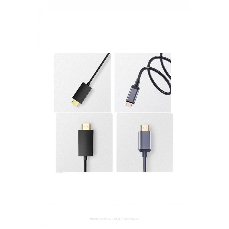 Rock кабел с конектори USB-C и HDMI - 5 m - Appleking.bg