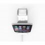 Елегантна алуминиева стойка / докинг станция за Apple Watch / iPhone - сребърен