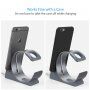 Елегантна алуминиева стойка / докинг станция за Apple Watch / iPhone - сребърен