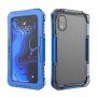 Водоустойчив и много издръжлив калъф за iPhone XR - синьо