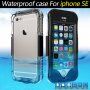 Много издръжлив и водоустойчив калъф за iPhone 5 / 5S / SE (2016) - черно