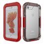 Водоустойчив и много издръжлив калъф за iPhone 7 / 8 / SE (2020/2022) - червено
