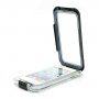 Водоустойчив калъф с каишка за носене на врата за iPhone 5 / 5S / SE (2016) - черно