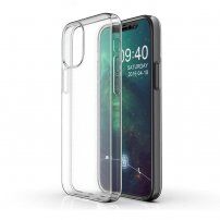 Кейс от мека пластмаса за iPhone 12 mini - кристално прозрачен