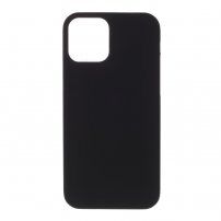 Гумиран матиран кейс за iPhone 12 mini - черен