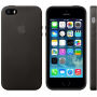 Оригинален кожен кейс за Apple iPhone 5S/SE (2016) - черен