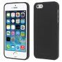 Mercury Goospery матиран кейс от мека пластмаса за iPhone 5 / 5S / SE (2016) - черен