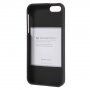 Mercury Goospery матиран кейс от мека пластмаса за iPhone 5 / 5S / SE (2016) - черен