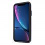 Кейс с полирана текстура за iPhone XR - сребърен