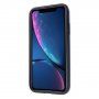 Кейс с полирана текстура за iPhone XR - тъмносин