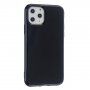 Лъскав кейс от мека пластмаса за iPhone 11 Pro Max - черен