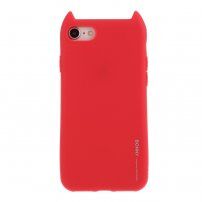 Molancano Bonny кейс с котешки ушички за iPhone 7 / 8 / SE (2020/2022) - червен