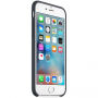 Оригинален силиконов кейс за Apple iPhone 6S Plus - сив като въглен