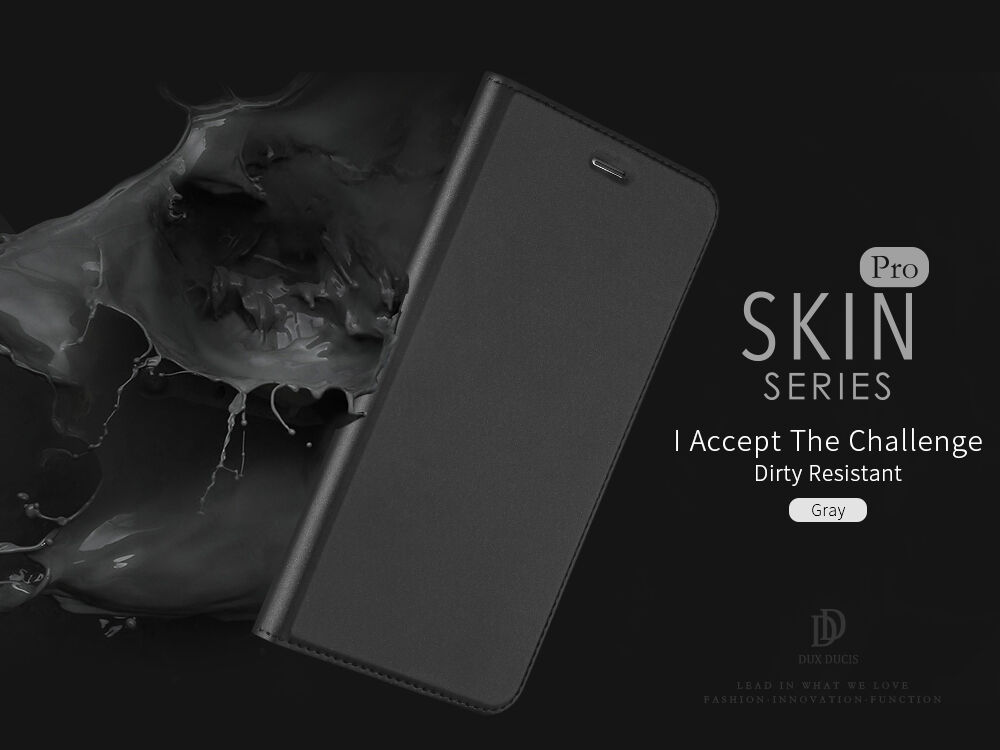 DUX DUCIS флип калъф за iPhone 6 Plus / 6S Plus - тъмносиво