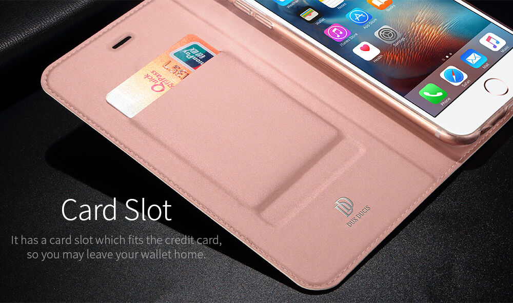 DUX DUCIS флип калъф за iPhone 6 Plus / 6S Plus - тъмносиво