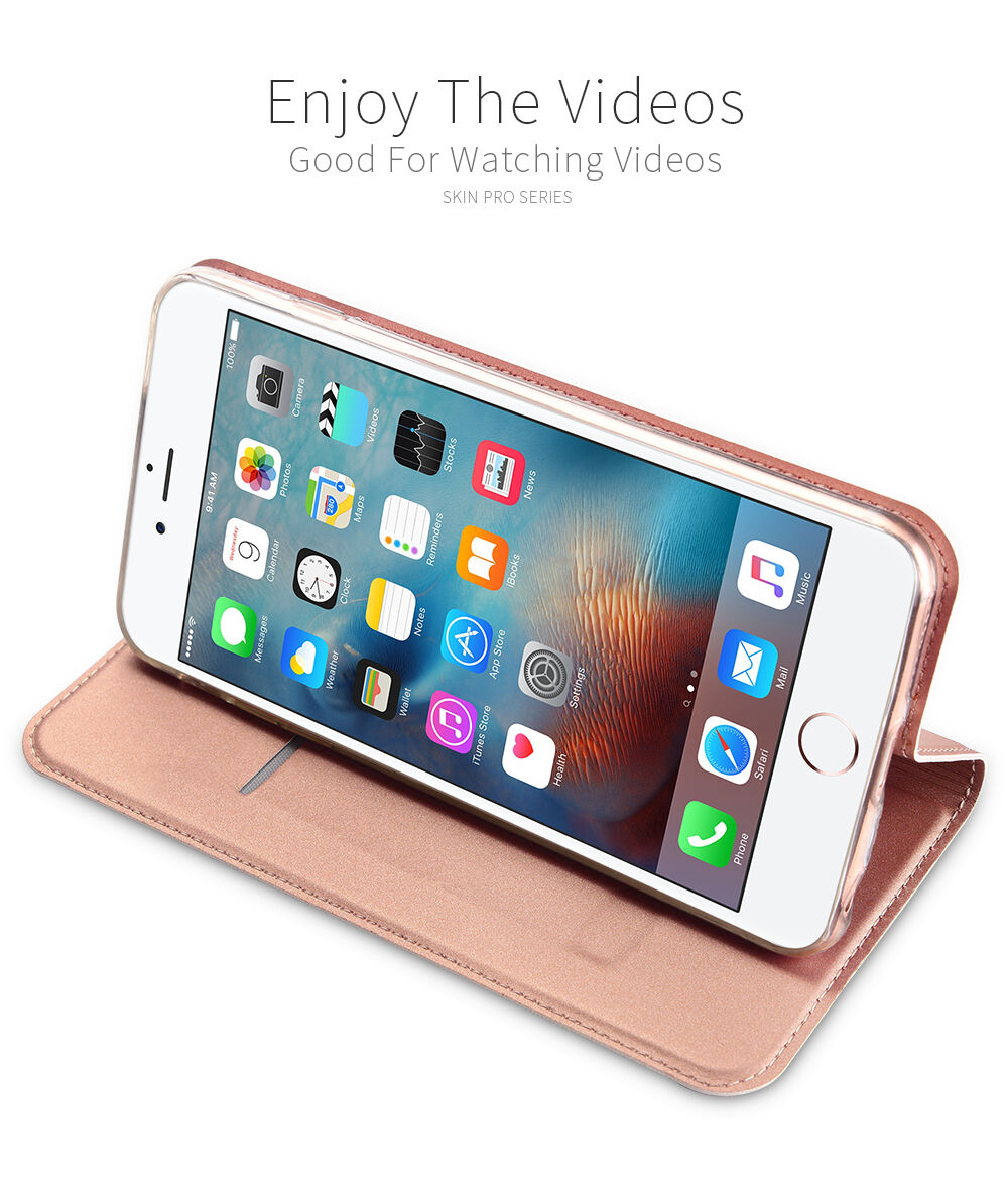 DUX DUCIS флип калъф за iPhone 6 Plus / 6S Plus - тъмносиво
