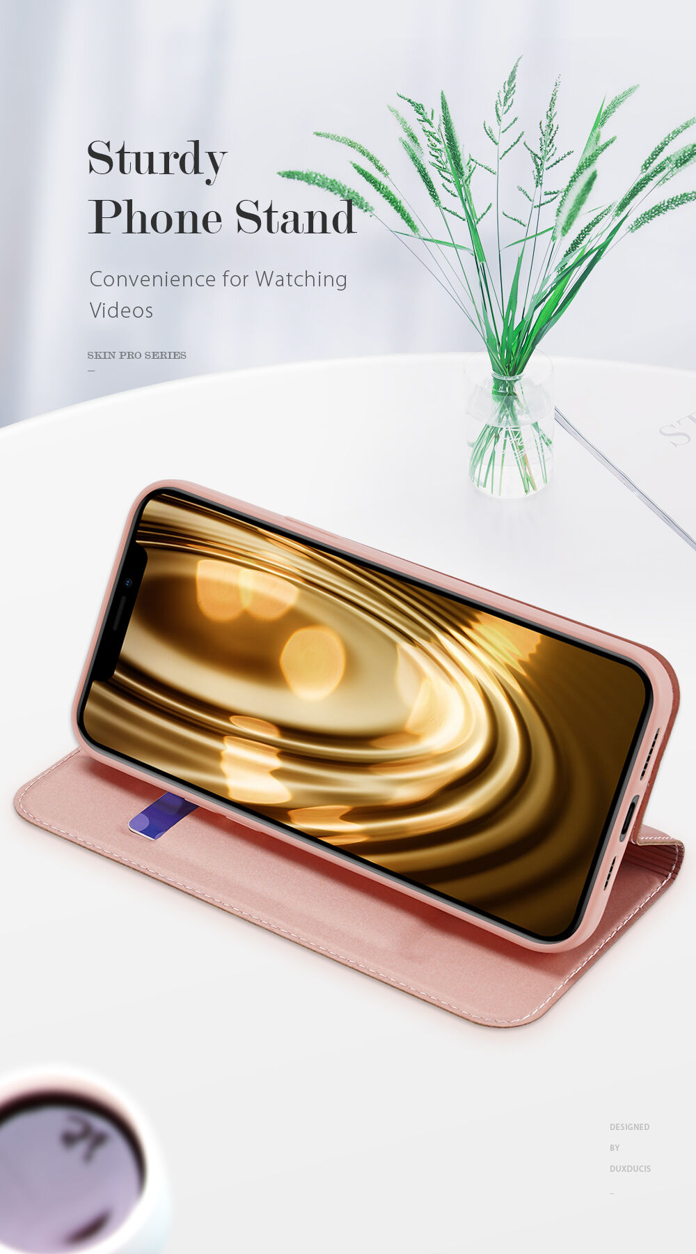 DUX DUCIS флип калъф за iPhone 12 Pro Max - черно