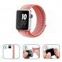 Найлонова каишка на райета за Apple Watch Ultra 49mm / 46mm / 45mm / 44mm / 42mm - неоново оранжева