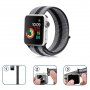 Найлонова каишка на райета за Apple Watch Ultra 49mm / 46mm / 45mm / 44mm / 42mm - сиво-черен