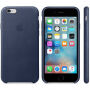 Оригинален кожен кейс за Apple iPhone 6S - среднощно син