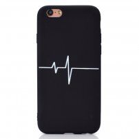 Кейс EKG от мека пластмаса за iPhone 6 Plus / 6S Plus - черен
