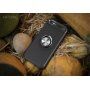 Кейс с метална стойка подходящ за магнитни стойки за iPhone 5 / 5S / SE (2016) - червен