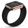 Силиконова каишка за Apple Watch Ultra 49mm / 46mm / 45mm / 44mm / 42mm - S - черен