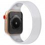 Силиконова каишка за Apple Watch 42mm / 41mm / 40mm / 38mm - S - бял