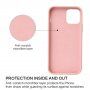 Силиконов кейс за iPhone 12 / 12 Pro - тъмносин