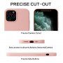Силиконов кейс за iPhone 12 / 12 Pro - тъмносин