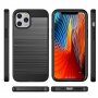 Устойчив кейс за iPhone 12 mini - полирана текстура - бял