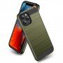 Устойчив кейс за iPhone 12 mini - полирана текстура - цвят каки