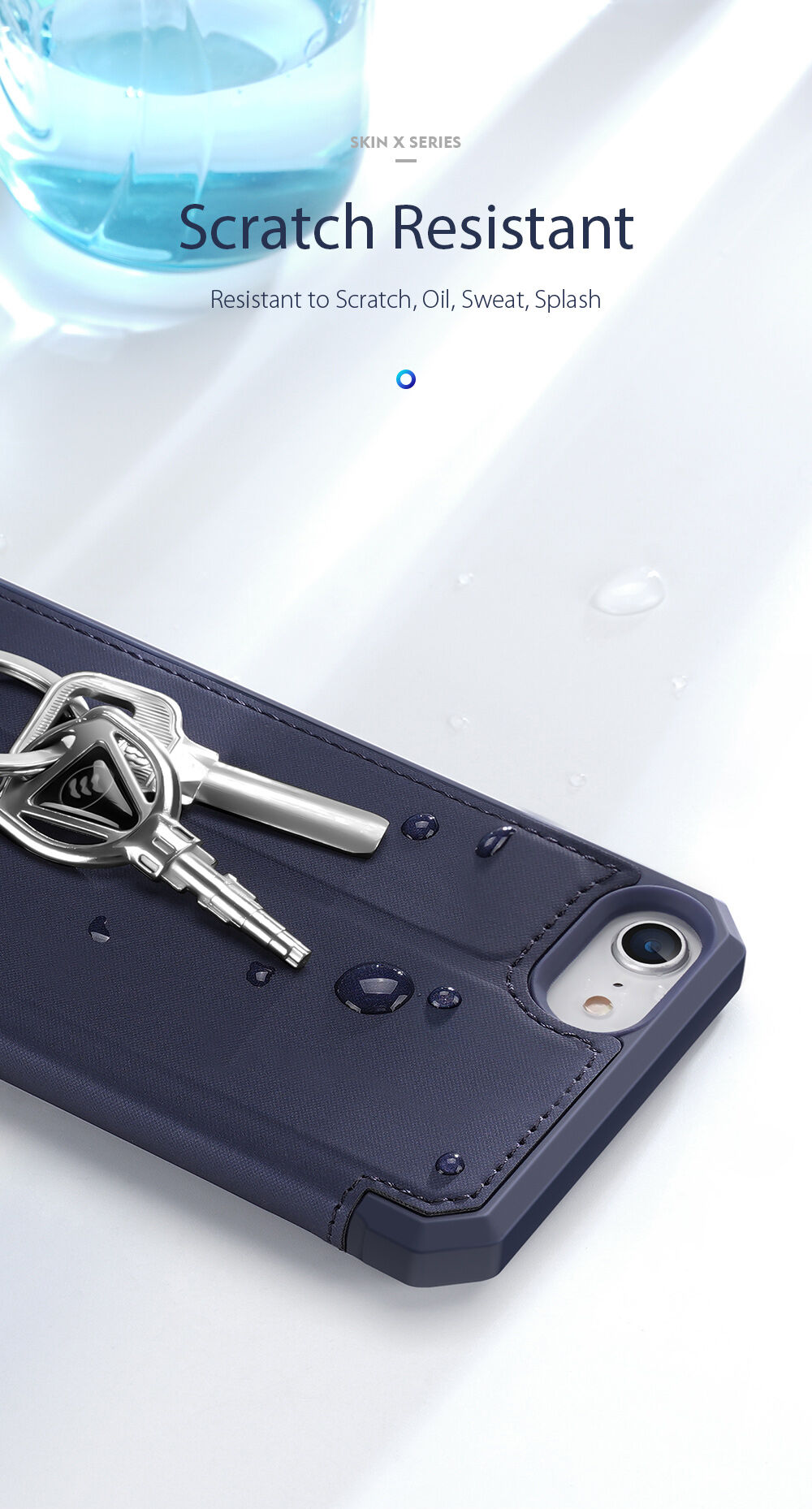 Dux Ducis калъф тип портмоне за iPhone 7 / 8 / SE (2020/2022) - черно