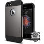 Spigen Armor устойчив тънък кейс за Apple iPhone SE (2016) / 5S - цвят метална плоча