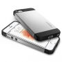 Spigen тънък защитен Armor кейс за Apple iPhone SE (2016) / 5S /5 - сребърен