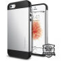 Spigen тънък защитен Armor кейс за Apple iPhone SE (2016) / 5S /5 - сребърен