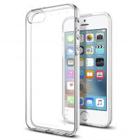 Spigen Liquid практичен кейс за Apple iPhone SE (2016) / 5S - прозрачен
