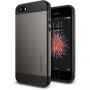 Spigen тънък защитен Armor кейс за Apple iPhone SE (2016) / 5S - сив