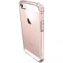 Spigen Crystal Shell защитен кейс от поликарбонат за Apple iPhone SE (2016) / 5S - прозрачно розов