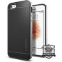 Spigen Neo ексклузивен защитен кейс за Apple iPhone SE (2016) / 5S - черно-сребърен