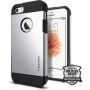 Spigen Armor устойчив тънък кейс за Apple iPhone SE (2016) / 5S - сребърен