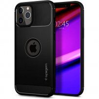 Spigen Rugged Armor кейс за iPhone 12 Pro Max - черен