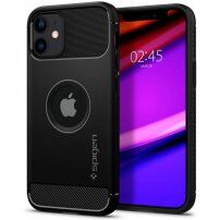 Spigen Rugged Armor кейс за iPhone 12 mini - черен