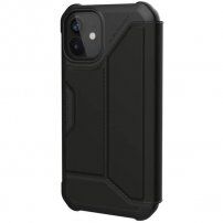 UAG Metropolis SATN флип калъф за iPhone 12 mini - черно