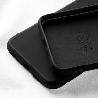 X-Level гладък силиконов кейс за iPhone 7 / 8 / SE (2020/2022) - черен