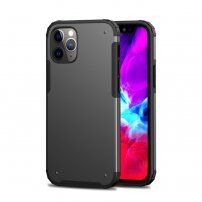 Ipaky матиран удароустойчив кейс за iPhone 12 Pro Max - черен